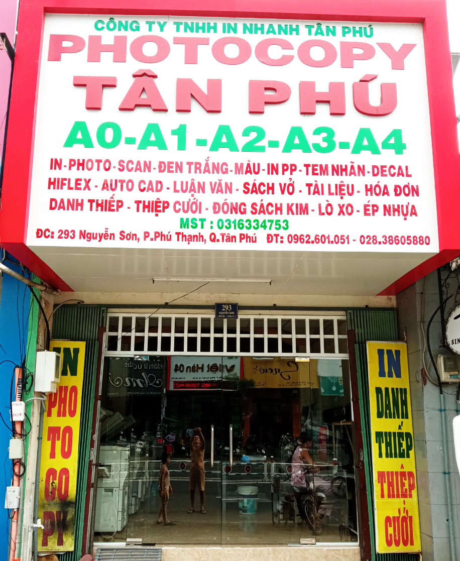 Công Ty TNHH In Nhanh Tân Phú